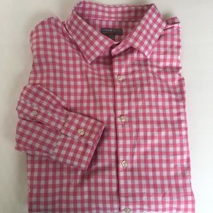 Peter Millar Mens L/S Shirt XXL Wicking Check